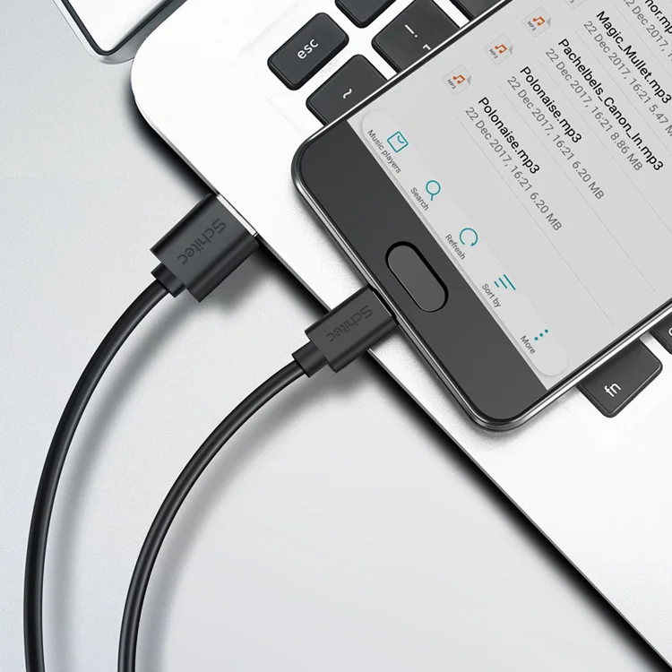 USB to Micro cable android PVC/TPE materials 3 feet length over 100K/month production in RoHS CE - ANKUX.COM