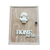 Handmade Polished Distressed Wooden Wall Hanging Key Box