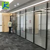 Factory direct sales double glazed office partition,aluminium office louver cubicle