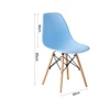 Hot selling modern PP material plastic restaurant dining chair