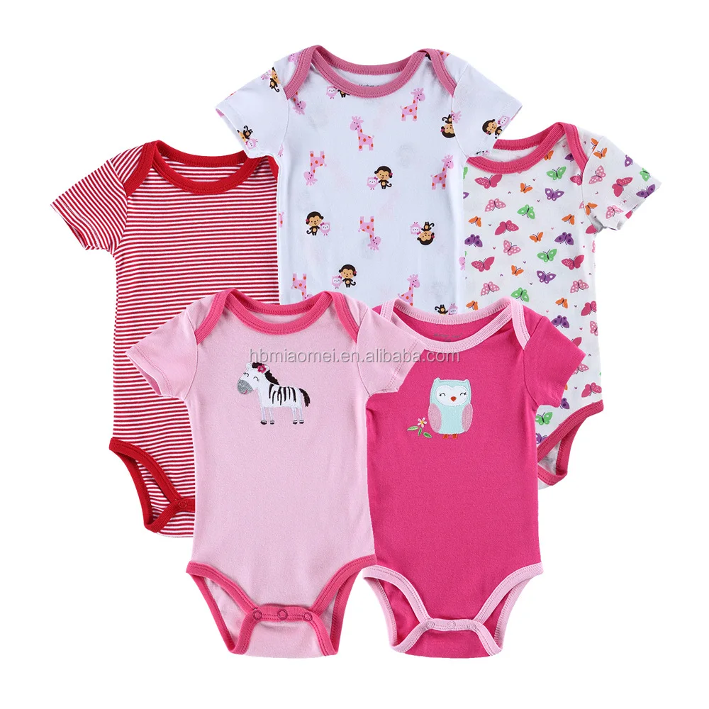 Low price new born baby clothing infant bodysuit cotton short sleeve knitted wholesale kids romper Low price new born baby clothing infant bodysuit cotton short sleeve knitted wholesale kids romper