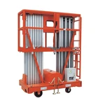 Adjust height hydraul lift platform truck mounted aerial mast climbing work platform