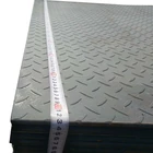 Hot Dipped Galvanized Steel Checkered Plate for sale ASTM A36 Q235B SS400 5mm thickness