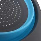 Colanders Strainers Plastic Strainer Kitchen Foldable Collapsible Conical Sink Fruit Plastic Strainer Set with Handle