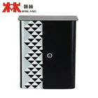 Printing modern design lockable Wall Mounted A4 size mail box