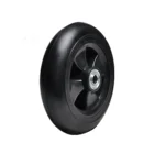 Solid rubber plastic wheel 8 inch generator wheel for trolley, hand truck, pressure washer