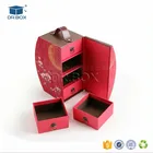 2020 Hot selling newly super quality cardboard made custom mooncake box/luxury mooncake box with leather handle