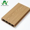Wood composite material eco-friendly WPC decorative wall panels cladding woodgrain decking board outdoor wall boards