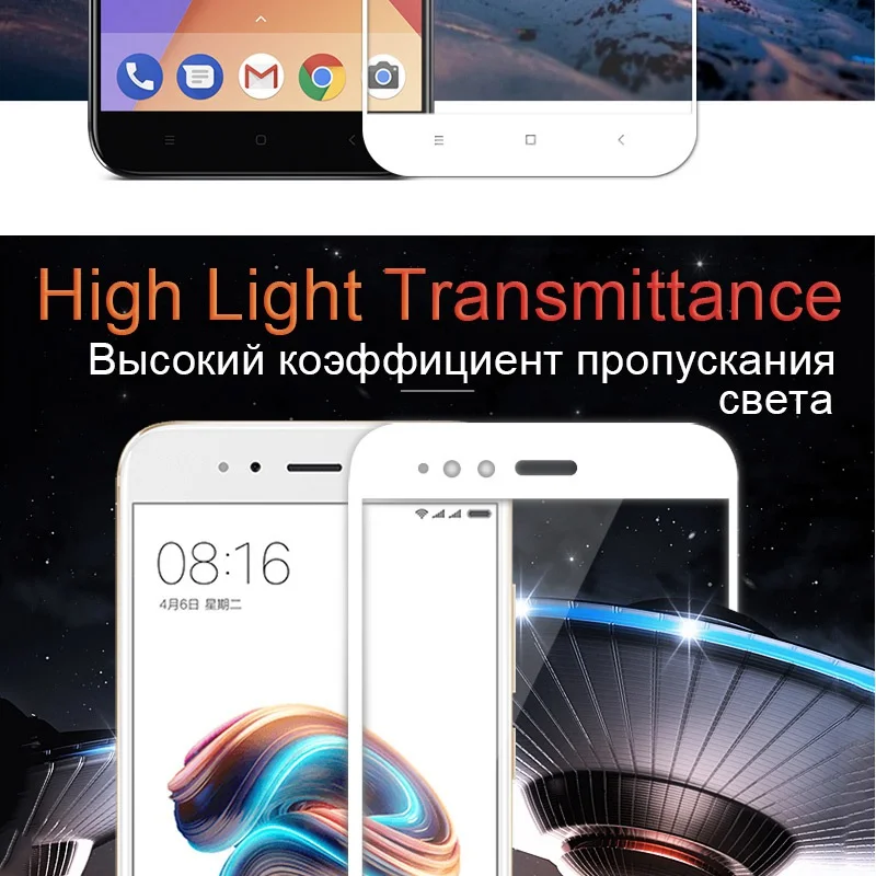 Tomkas Tempered Glass For Xiaomi mi A1 5X Screen Protector Full Cover Screen Protection Film For Xiaomi mi A1 5X Glass           (6)