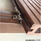 For Decking Wpc Clip Custom WPC Stainless Steel Decking Clip For Wood Plastic Composite Decking