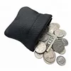 Folding Classic PU Squeeze Leather Coin Purse change Holder For Men