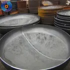 stainless steel metal dome end caps for tube in pipe fittings