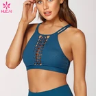 New Design Sexy Fitness Crop Top Wholesale Quick Dry Gym Clothing Custom Supportive Padding Sports Yoga Bra