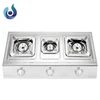 Stainless steel cheap gas stove burner with 3 burner