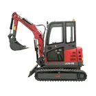 China farm compact excavator construction machinery 3ton compact excavator crawler