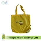 Foldable Storage Eco Friendly Reusable Shopping Tote Bag Yellow Lemon Shape Bags