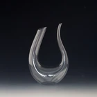wholesale lead free crystal round glass handmade decanter wine