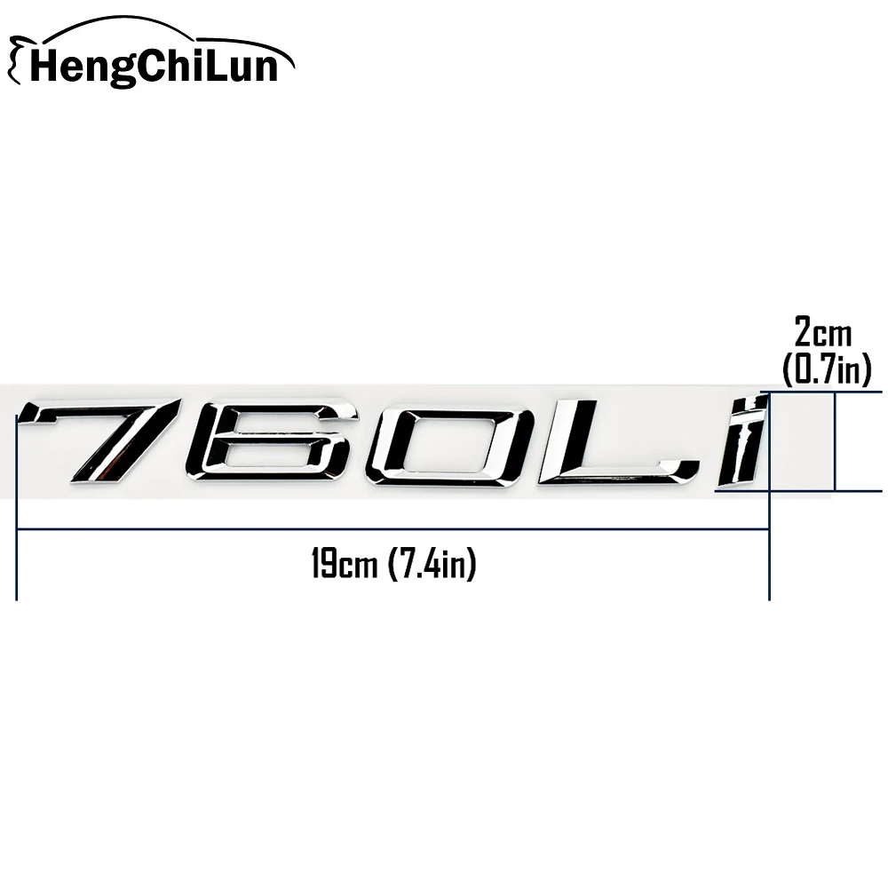 Emblem Badge Rear Car Sticker 3D for bmw 3