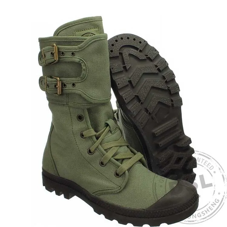 Knee High Sage Green Canvas Military Combat Jungle Boot For Africa Buy Canvas Military Boot