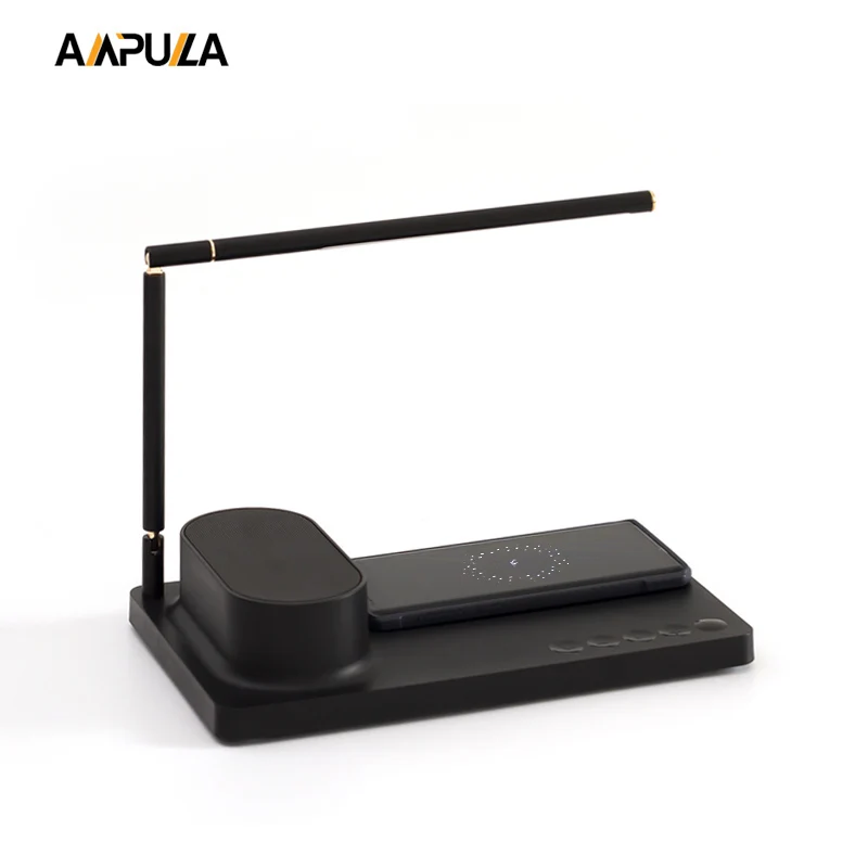 Masdio Beacon Wireless Charging Table Lamp with Wireless Speaker for Deep Bass Music - ANKUX.COM
