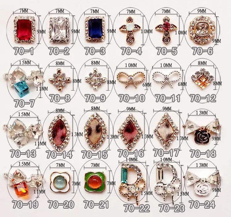 Wholesale fashion popular turkey evil eye nail art decoration