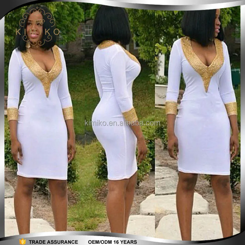 long white african dress