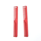 2018 Double side men hair comb anti static custom carbon fiber plastic comb