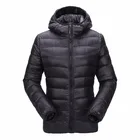 Women Ultra Light Duck Down Jacket Hooded Winter Slim Long Sleeve Parka Zipper Coats 2018Down Jacket Women