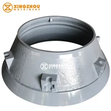 cone crusher bowl liner Mechanical casting High Quality High Manganese Conecave and Mantle for Mn13Cr2 Mn18Cr2 Mn22Cr2