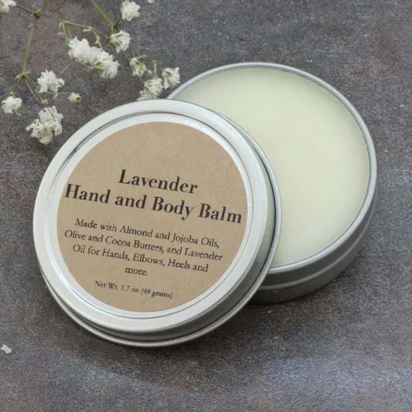 lavender essential oil hand and body balm