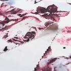 Professional textile fashion polyester floral digital printed scuba knit fabric