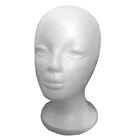 Female Styrofoam wig heads Foam Mannequin Manikin Head Wig display head Hair Glasses Glasses Hat Display