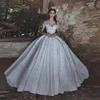 New Collection Wedding Dress Bridal Gown Off Shoulder Ball Gown White Dresses 2018