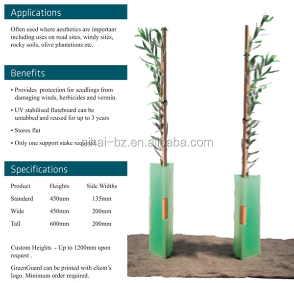 plastic tree shelters