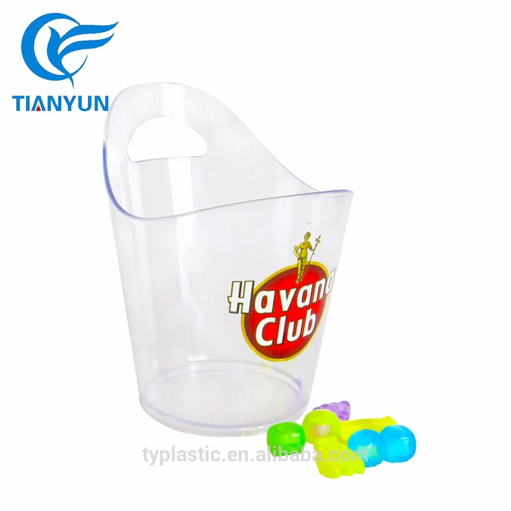 Custom Branded Plastic Luxury Ice Bucket For Promotion Buy Branded