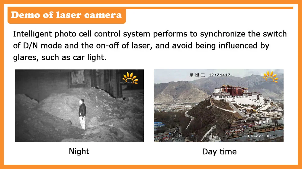 Demo laser cameara