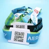 Events Festival Music Festival QR/barcode RFID woven fabric wristband bracelet
