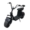 Two removable battery 1500w 12ah fat tyre electric scooter with double seat citycoco