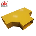 Manufacturers price galvanized steel horizontal cable trunking elbow bends cable tray connection accessories