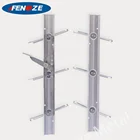 B4-1 6"aluminum steel blade window frame metal window louver shutters
