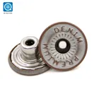 17mm SOUKOU China jeans button factory wholesale metal buttons copper metal buttons for garment