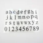 ABC diy decoration Soft pvc rubber clear stamps number