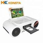 3600mAh li-battery 9 Inch Karaoke Dvd Player With Usb For Singing Karaoke