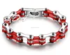 stainless steel causal/sporty biker bicycle motorcycle link chain bracelet for women