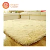 modern living room white shaggy high pile fluffy sofa area rug
