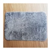 TPR backing anti slip polyester synthetic fluffy bath room rug