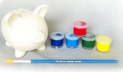 3D Piggy Bank Ceramic Kit by Creatology™