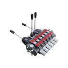 90lpm Flow Rate SD8 Hydraulic Sectional Directional Control Valve for Front Loader with Joysticks