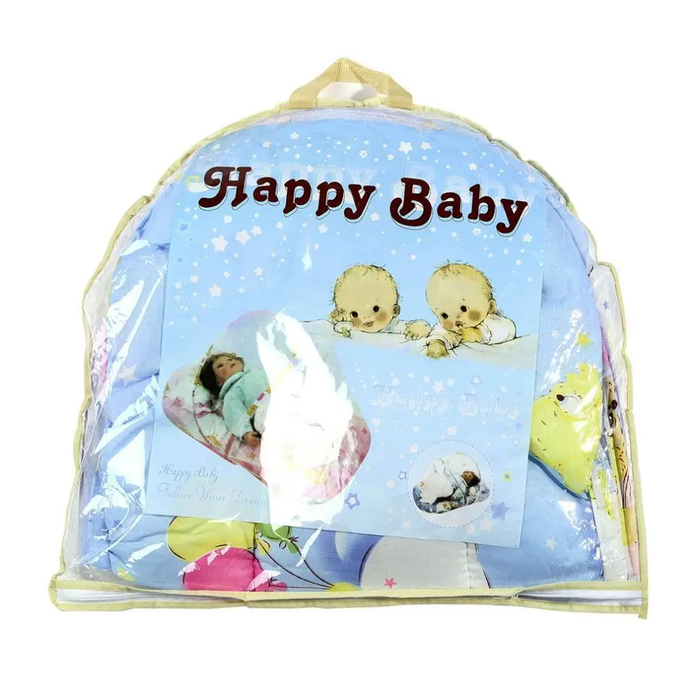 1pc Baby Crib Netting Bed Crib Folding Mosquito Net Infant Cushion Mattress Pillow Baby Bed Wholesale