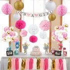 Its A Girl Banner Babyshower New Idea Party Supplies Girl Baby Shower Decorations